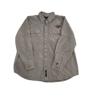 RARE 511 Blackwater Tactical Series Shirt 2XL Green 100% Cotton Long Sleeve